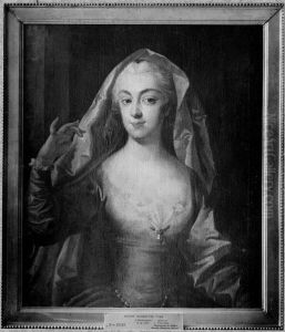Hedvig Reuterholm (1719-1741), friherrinna, gift med friherre Daniel Tilas by Olof Arenius