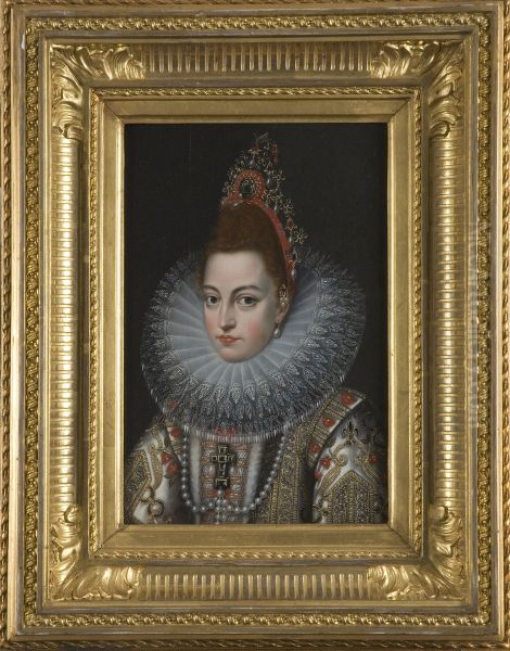Isabella Klara Eugenia, 1566-1633, gift med arkehertig Albrekt av Osterrike - view 1