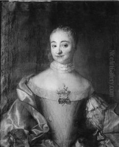 Ulrika Eleonora Cronhielm af Flosta, 1702-1742, gift med Gustav Vilhelm von Kohler by Johan Henrik Scheffel