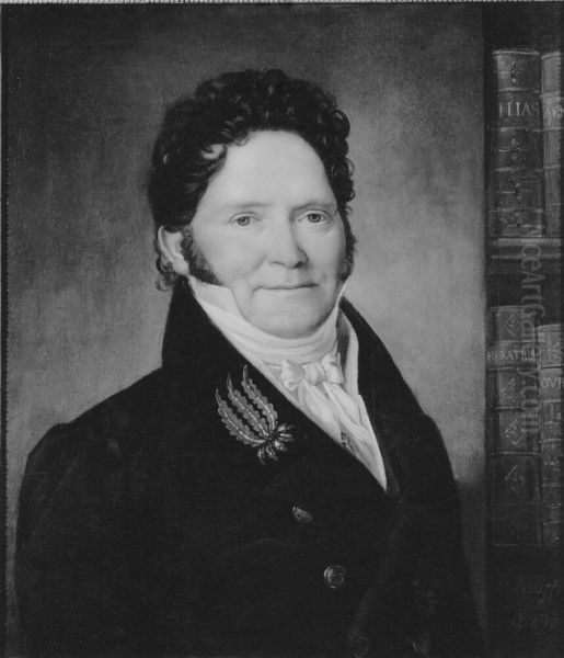 Peter Adam Wallmark (1777-1858), author, publisher, librarian, deputy assistant undersecretary, married to 1. Sophia Elisabeth Isoz, 2. Hedvig Elisabeth Wallgren - view 1