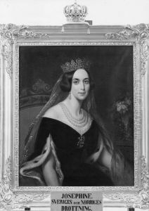Josefina, 1807-1876, drottnig, gift med Oscar I by Friedrich Durck