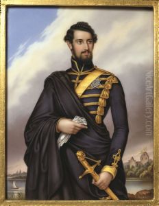 Karl XV, 1826-1872, kung av Sverige by Friedrich Durck