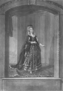 Christina Charlotta Sinclair, 1750-1806 g. Montgomery by Pehr Hillestrom