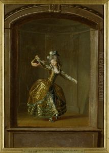 Ulrika Eleonora von Fersen, 1749-1810, g. 1. von Hopken 2. von Wright by Pehr Hillestrom