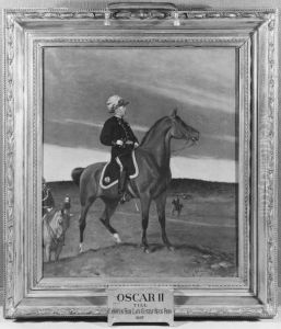 Oskar II, 1829-1907, konung av Sverige och Norge by Gustaf Ankarcrona