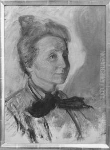 Eva Maria Topelius, 1855-1929, konstnar, gift med konstnaren Johan Axel Gustaf Acke by J.A.G. Acke