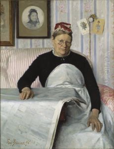 The Housekeeper, Brita Maria (Mussa) Banck by Eva Bonnier