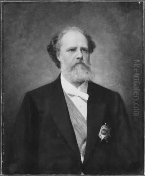 Johan Gustaf Nils Samuel Akerhielm, 1833-1900, friherre, statsminister, gift med grevinnan Ebba Aurora Ulrika Gyldenstolpe - view 1