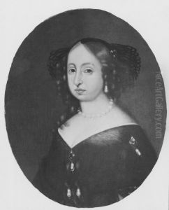 Hedvig Eleonora, 1636-1715, drottning av Sverige prinsessa av Holstein-Gottorp by David Klocker Ehrenstrahl