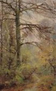 Wooded Landscape by Joseph Caron