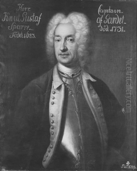Knut Gustaf Sparre (1684-1733), friherre, kapten, g.m. Sofia Margareta Kruger - view 1