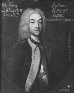 Johan Georg von Schwartzer, 1688-1741 by Georg Engelhard Schroder