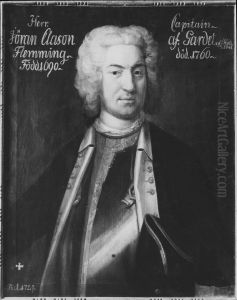 Goran Klasson Fleming, 1691-1756 by Johan Henrik Scheffel