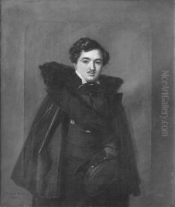 Johan Adam Cronstedt, 1811-1863, greve, fanrik, tecknare, gift med Sofia Skrebitskij