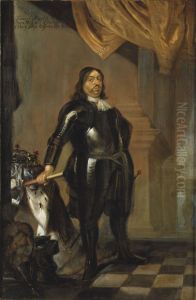 Karl X Gustav, 1622-1660, konung av Sverige pfalzgreve av Zweibrucken by Abraham Wuchters