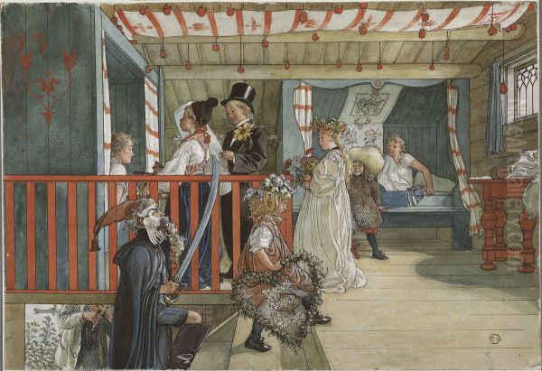 A Day of Celebration. From A Home (26 watercolours) - view 1