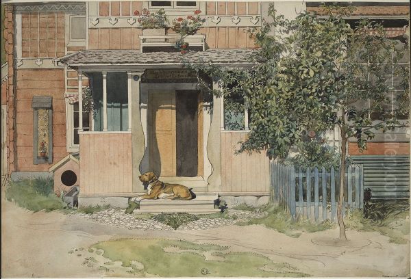 Verandan. Ur Ett hem (26 akvareller) - view 1