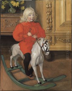 "Murre". Portrait of Casimir Laurin by Carl Larsson