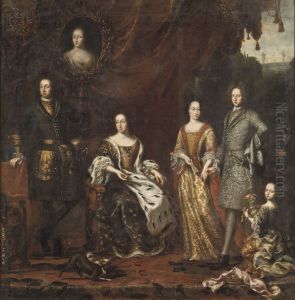 Karl XI konung av Sverige med familj Karl XI konung av Sverige med familj