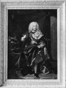 Fredrik I, 1676-1751, kung av Sverige by Georg Engelhard Schroder