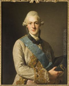 Fredrik Adolf, 1750-1803, prins av Sverige, Gustav III:s bror by Alexander Roslin