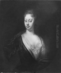 Brita Sofia? Lilliehook af Fardala, 1694-1745, gift med overste Vilhelm Gerhard von Engelhardt by Lucas von Breda