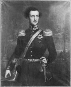 Gustav, 1827-1852, prins av Sverige och Norge by Friedrich Durck