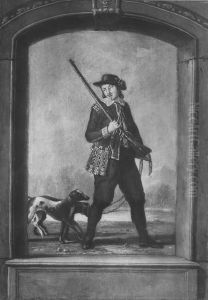 Georg Johan De Besche, 1754-1814, rollportratt ur "Gustaf Adolfs adelmod" by Pehr Hillestrom