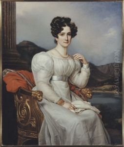 Fredrika Dorotea Vilhelmina, 1781 - 1826, Drottning av Sverige by Joseph Karl Stieler