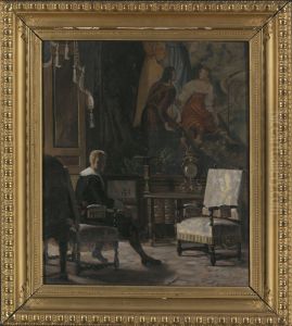 Gripsholms slott, interior fran Kungens sangkammare