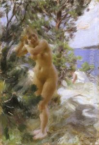 After the Bath by Anders Zorn