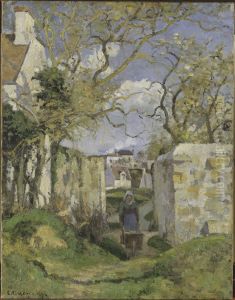 Landskap fran Pontoise by Camille Pissarro