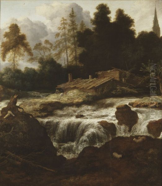 Landscape with a Waterfall - view 1