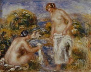 Femmes au bain by Pierre Auguste Renoir