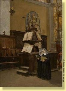 L'heure De La Lecture by Cesare Caroselli