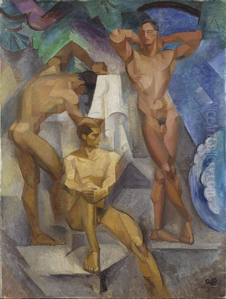 Youths Bathing - view 1