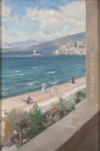Fran mitt fonster i Cannes by Albert Edelfelt
