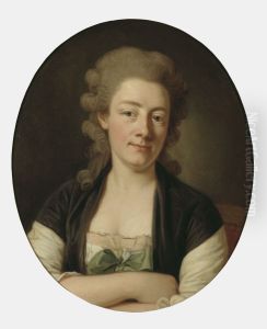The Artist's Wife Maria Wilhelmina by Per Krafft the Elder