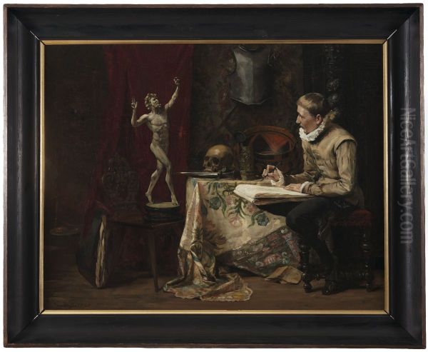 The Artist's Studio, with Selfportrait - view 1