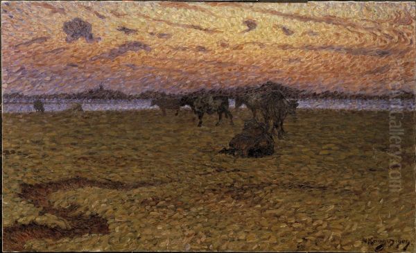 Cows on the Beach - view 1