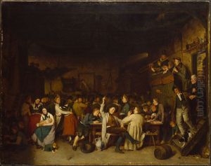 Westfaliskt bondgille by August Jernberg