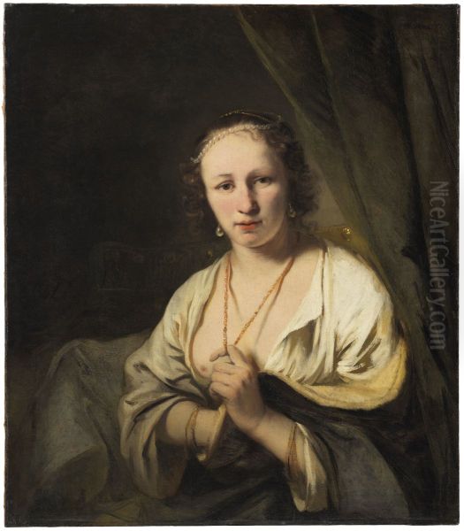 Women with Pearls in her Hair - view 1