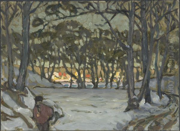 Winter Study from Djurgarden, Stockholm - view 1