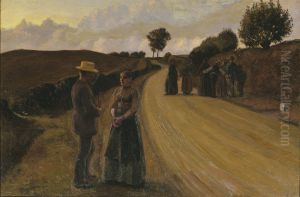 Meating an Evening on a Road