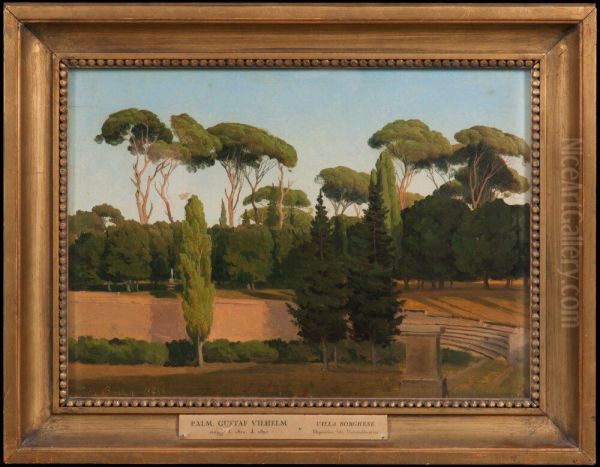 The Villa Borghese Park. Study - view 1