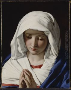The Virgin praying by Giovanni Battista Salvi da Sassoferrato