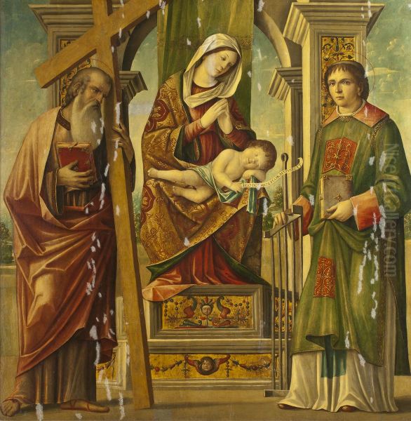 Madonna and Child with St Andrew and St Lawrence - view 1