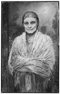 Selfportrait by Bertha Wegmann