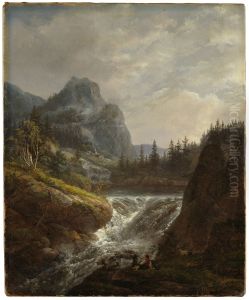 Norwegian Landscape by Johan Wilhelm Ludwig Dahl