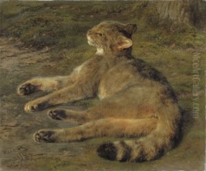Vildkatt by Rosa Bonheur